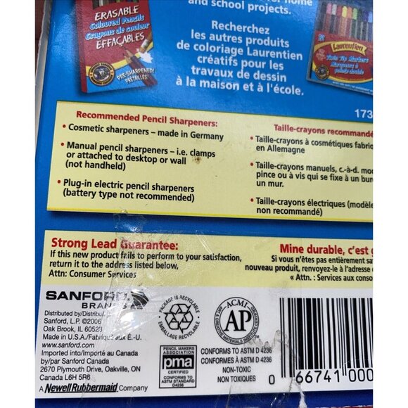 Laurentien Pencil Crayons 23 Pack Colored Pencils Art Drawing Original Package - Picture 4 of 11